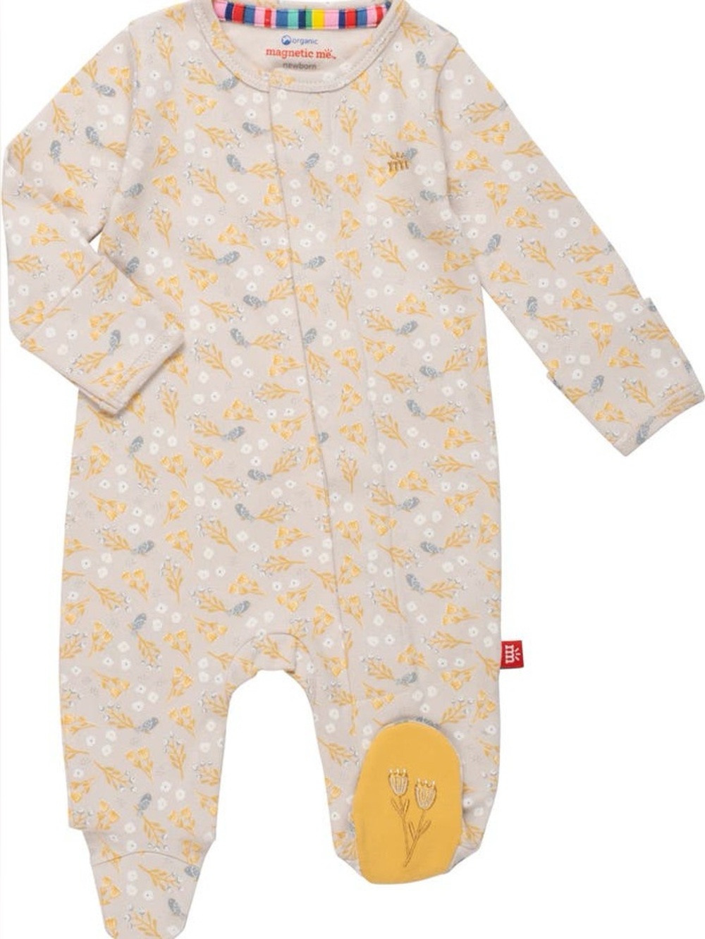Logan Organic Cotton Magnetic Footie